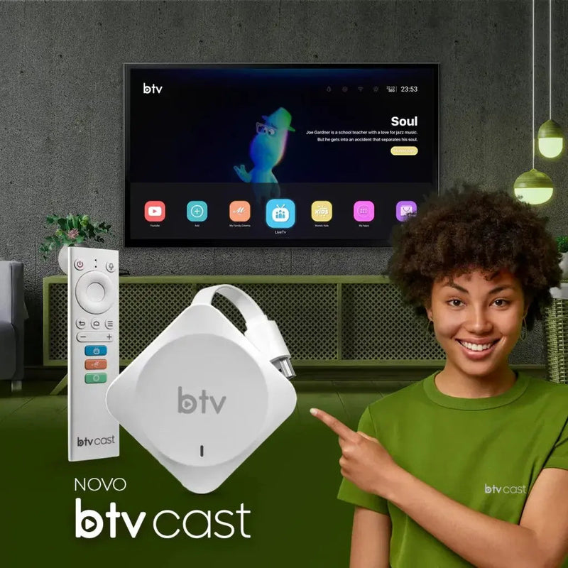 Btv Cast 4K 8GB Wi-Fi Dual Band (Promoção Limitada)